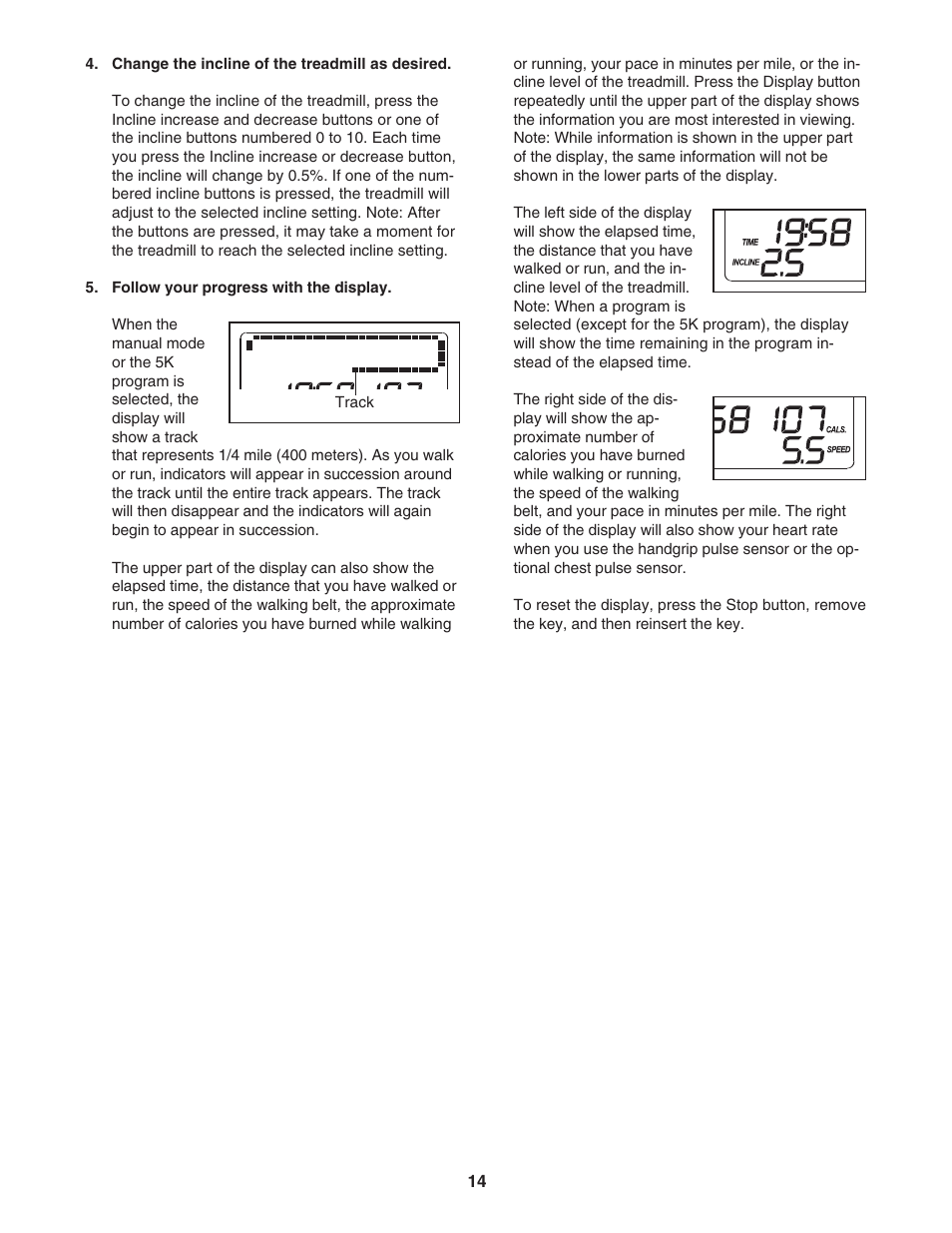 ProForm Crosswalk PFTL56007.0 User Manual | Page 14 / 36