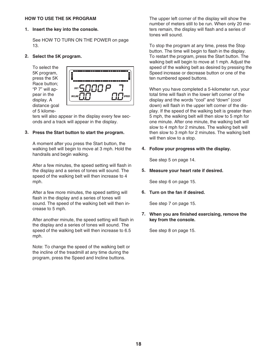 ProForm Crosswalk PFTL56007.0 User Manual | Page 18 / 36