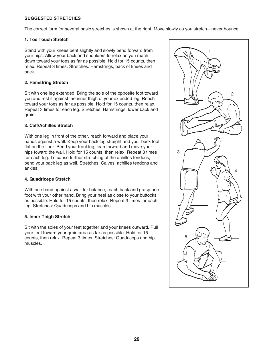 ProForm Crosswalk PFTL56007.0 User Manual | Page 29 / 36