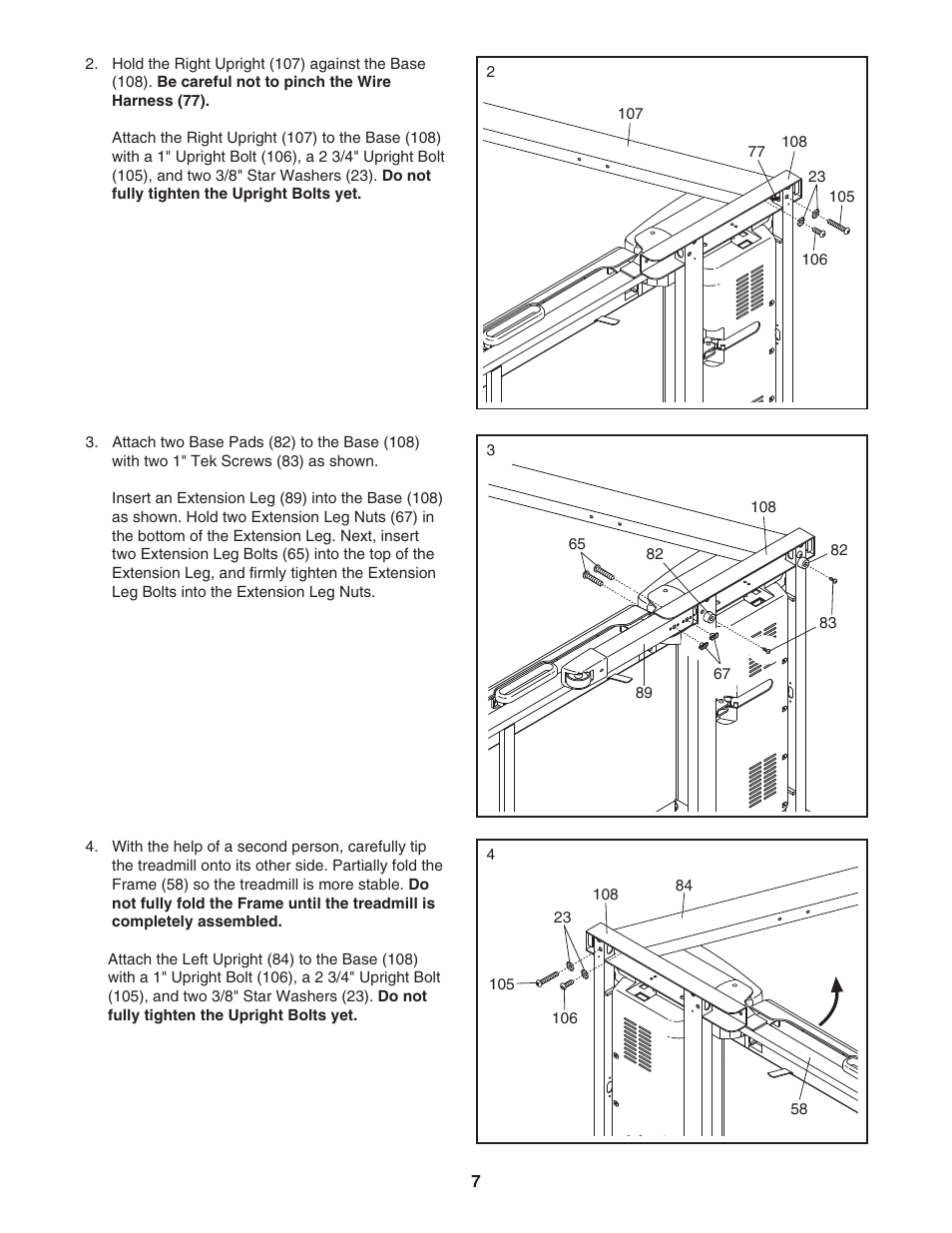 ProForm Crosswalk PFTL56007.0 User Manual | Page 7 / 36