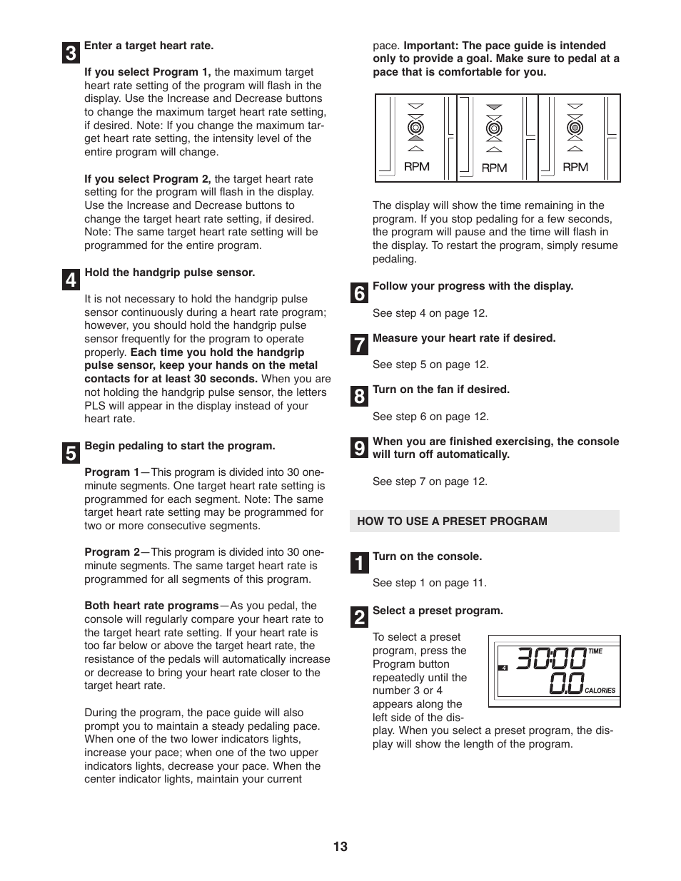 ProForm PFEL3926.1 User Manual | Page 13 / 20