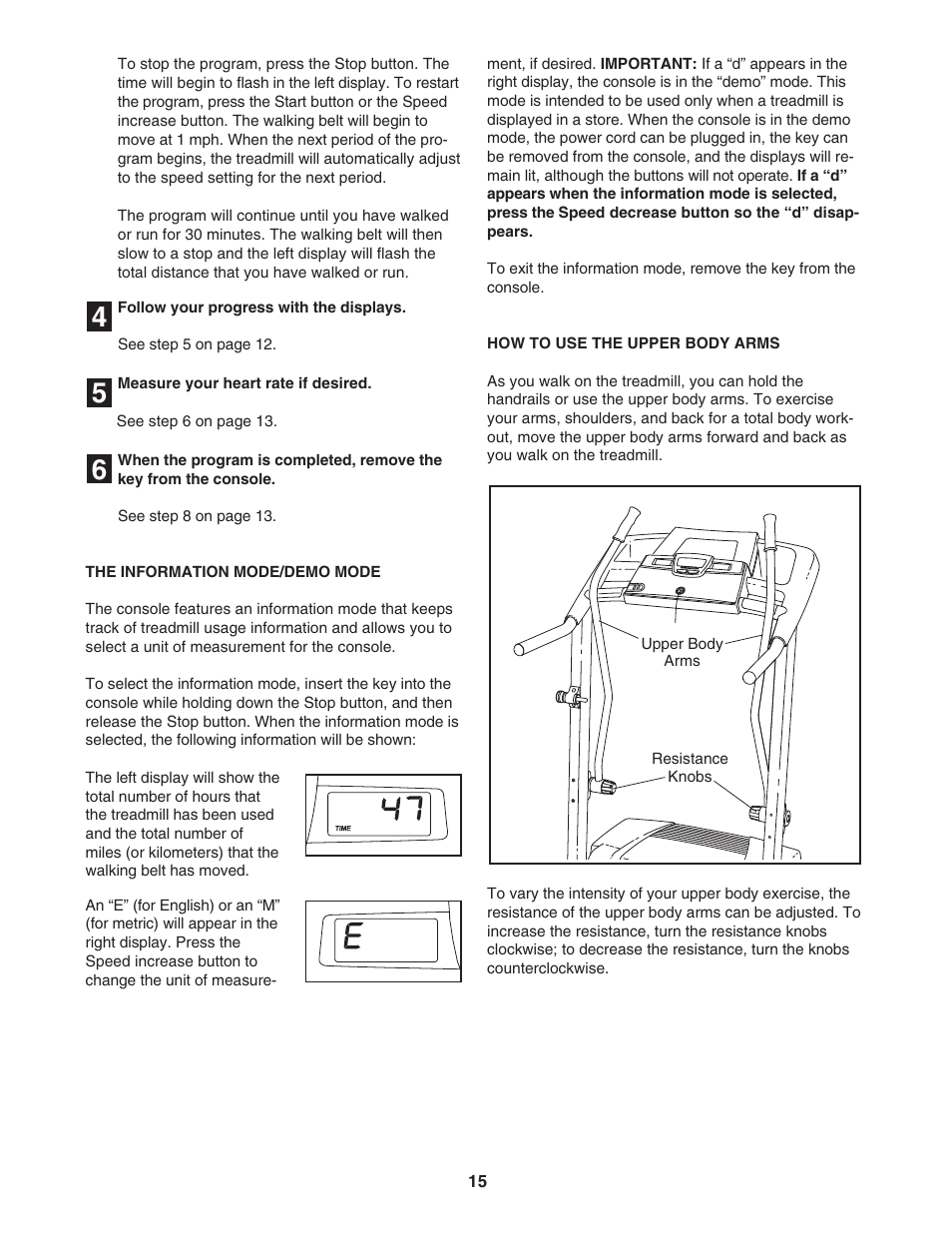 ProForm Crosswalk 831.29623.0 User Manual | Page 15 / 22