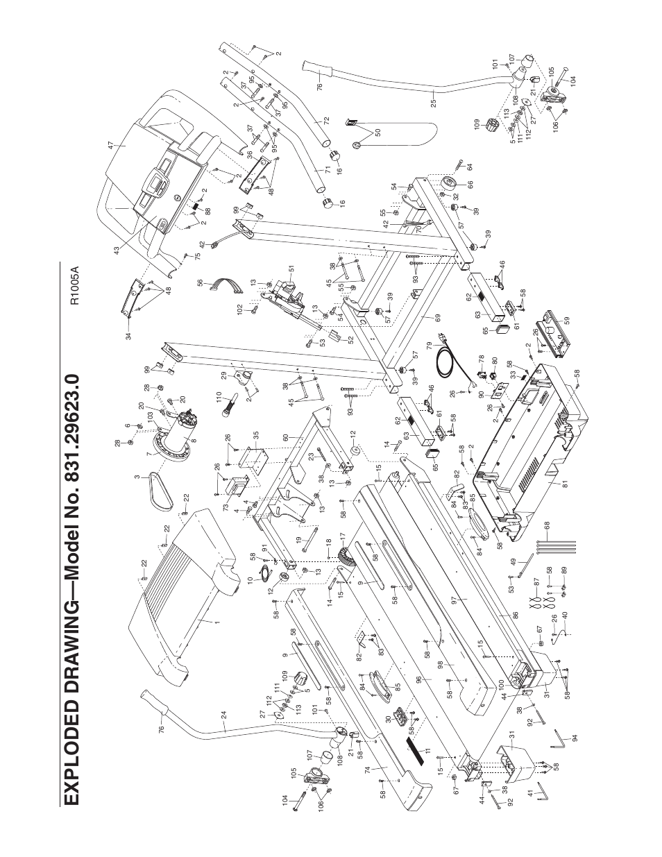 R1 0 0 5 a | ProForm Crosswalk 831.29623.0 User Manual | Page 21 / 22
