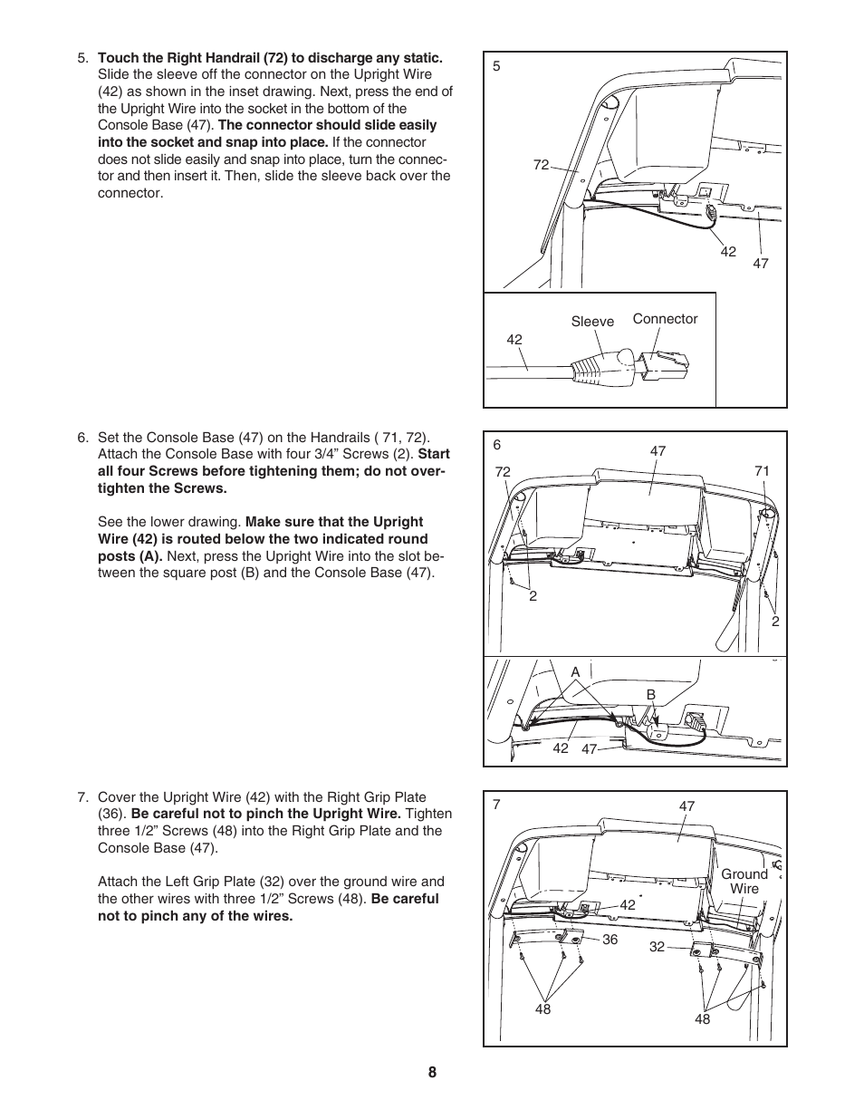 ProForm Crosswalk 831.29623.0 User Manual | Page 8 / 22