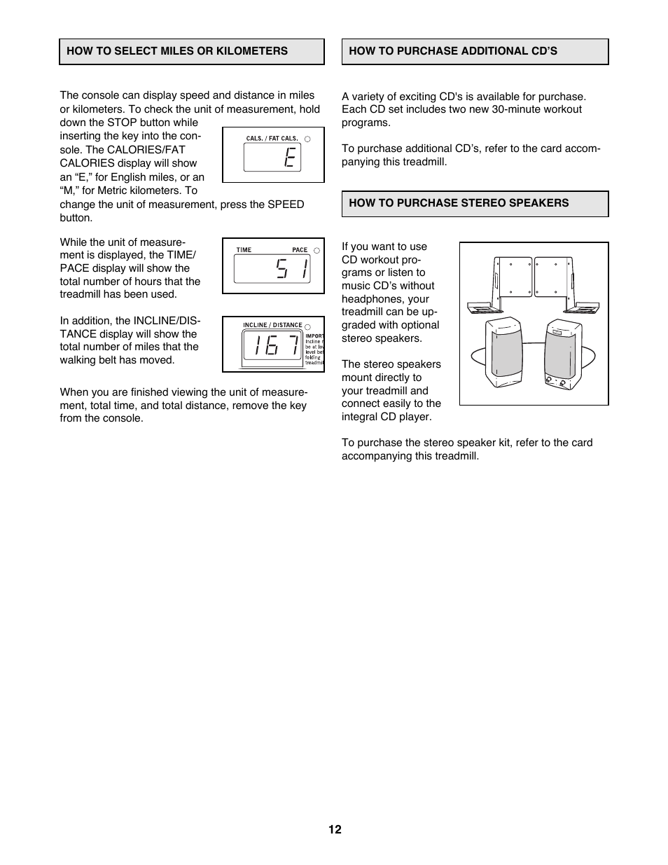 ProForm 985CD 831.298300 User Manual | Page 12 / 22