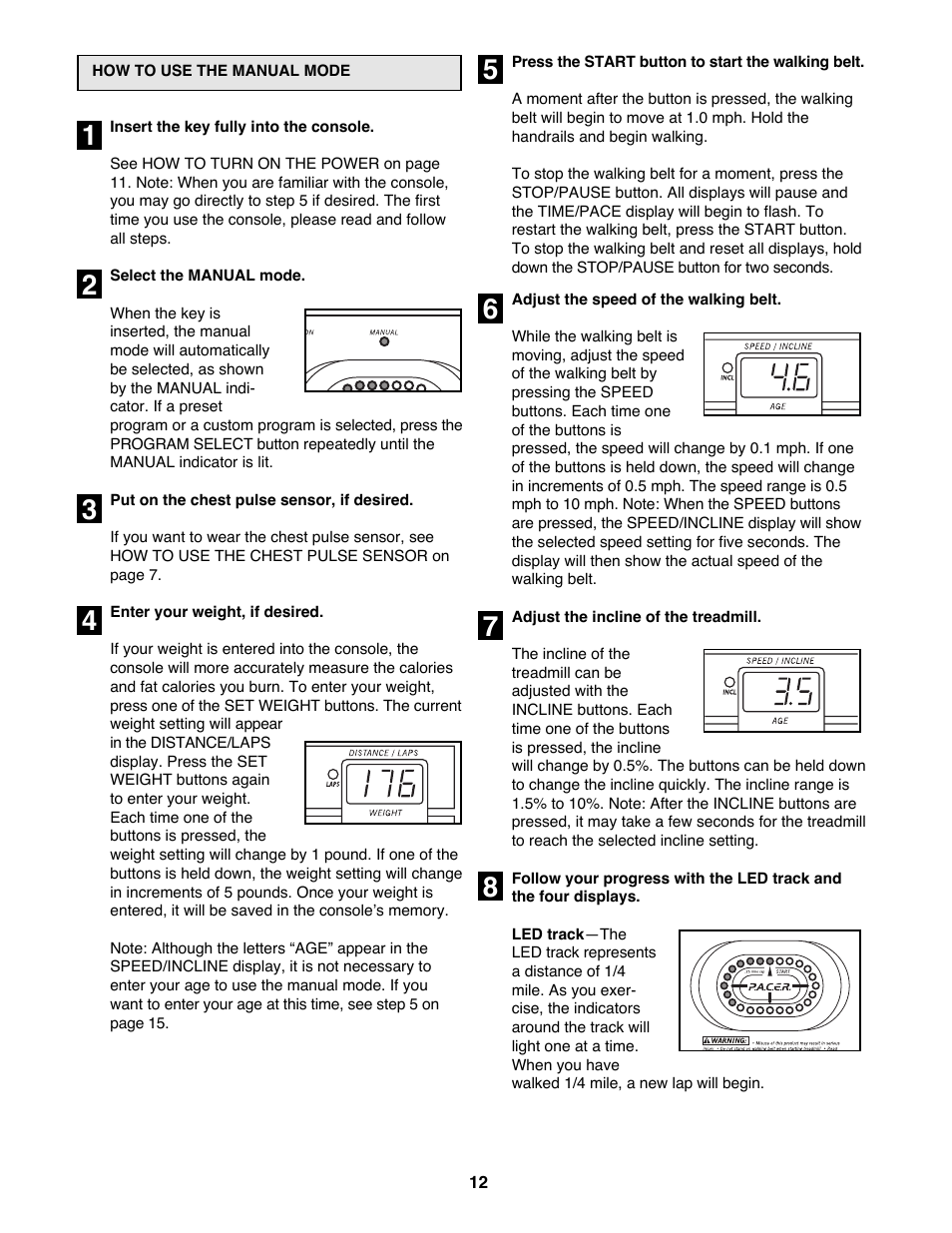 ProForm 831.297782 User Manual | Page 12 / 30