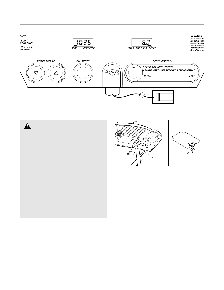 Caution | ProForm 831.291610 User Manual | Page 8 / 19