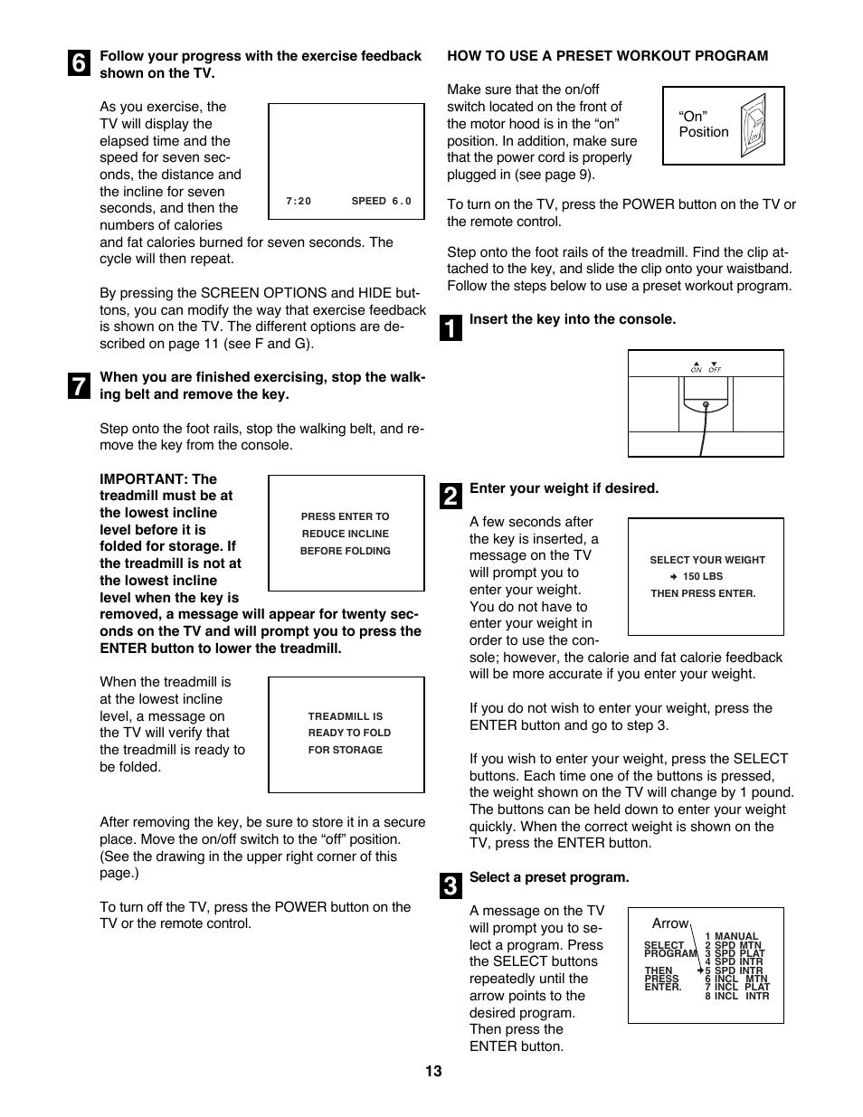 ProForm 785 TL User Manual | Page 13 / 34
