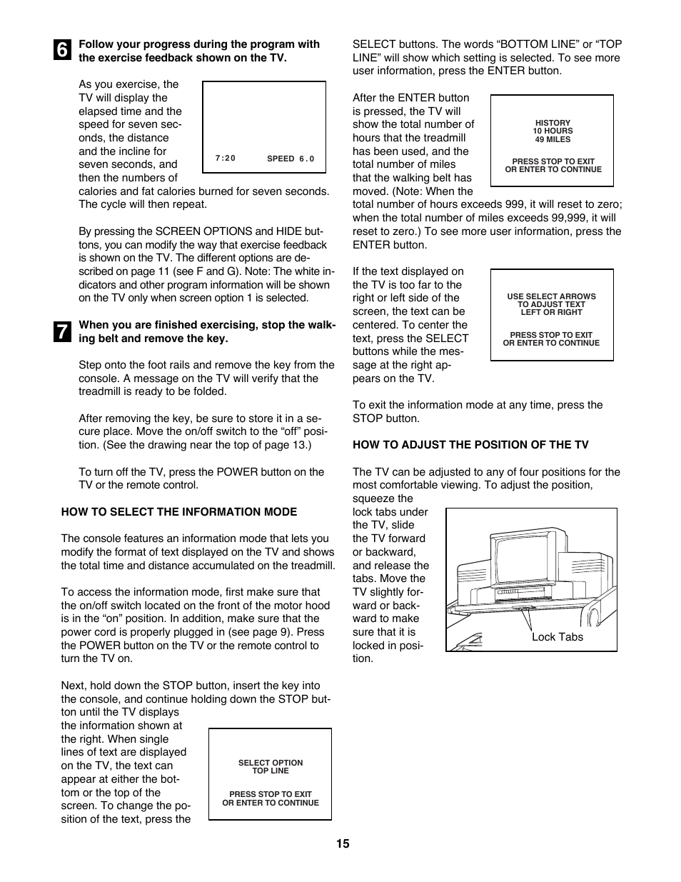 ProForm 785 TL User Manual | Page 15 / 34