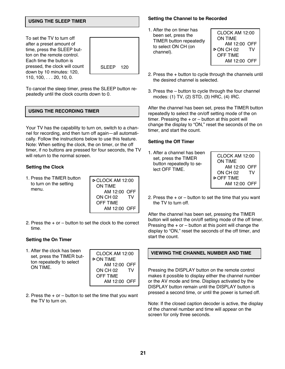ProForm 785 TL User Manual | Page 21 / 34