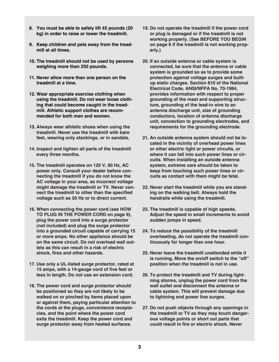 ProForm 785 TL User Manual | Page 3 / 34