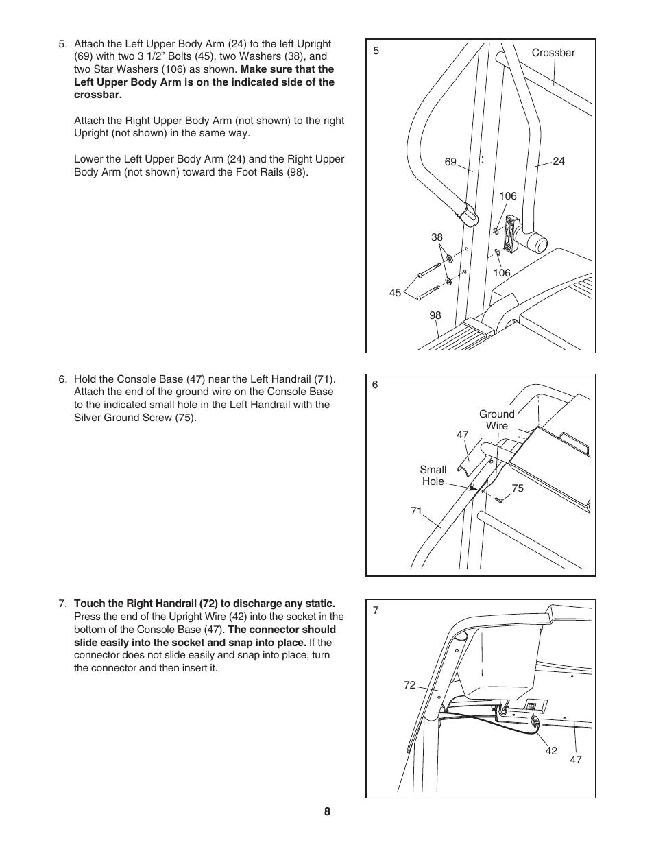 ProForm Crosswalk 831.295032 User Manual | Page 8 / 22