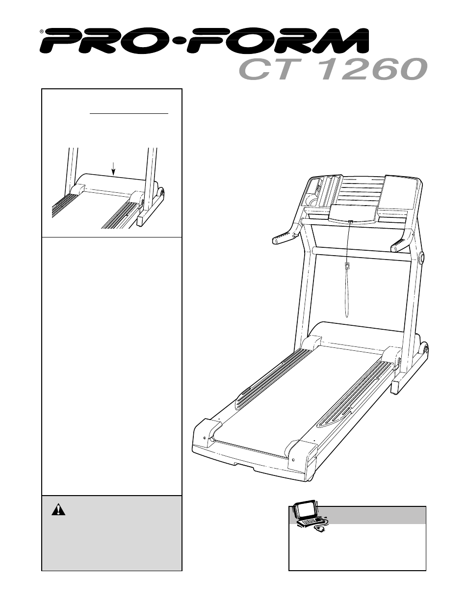 ProForm CT 1260 PFTL14920 User Manual | 34 pages