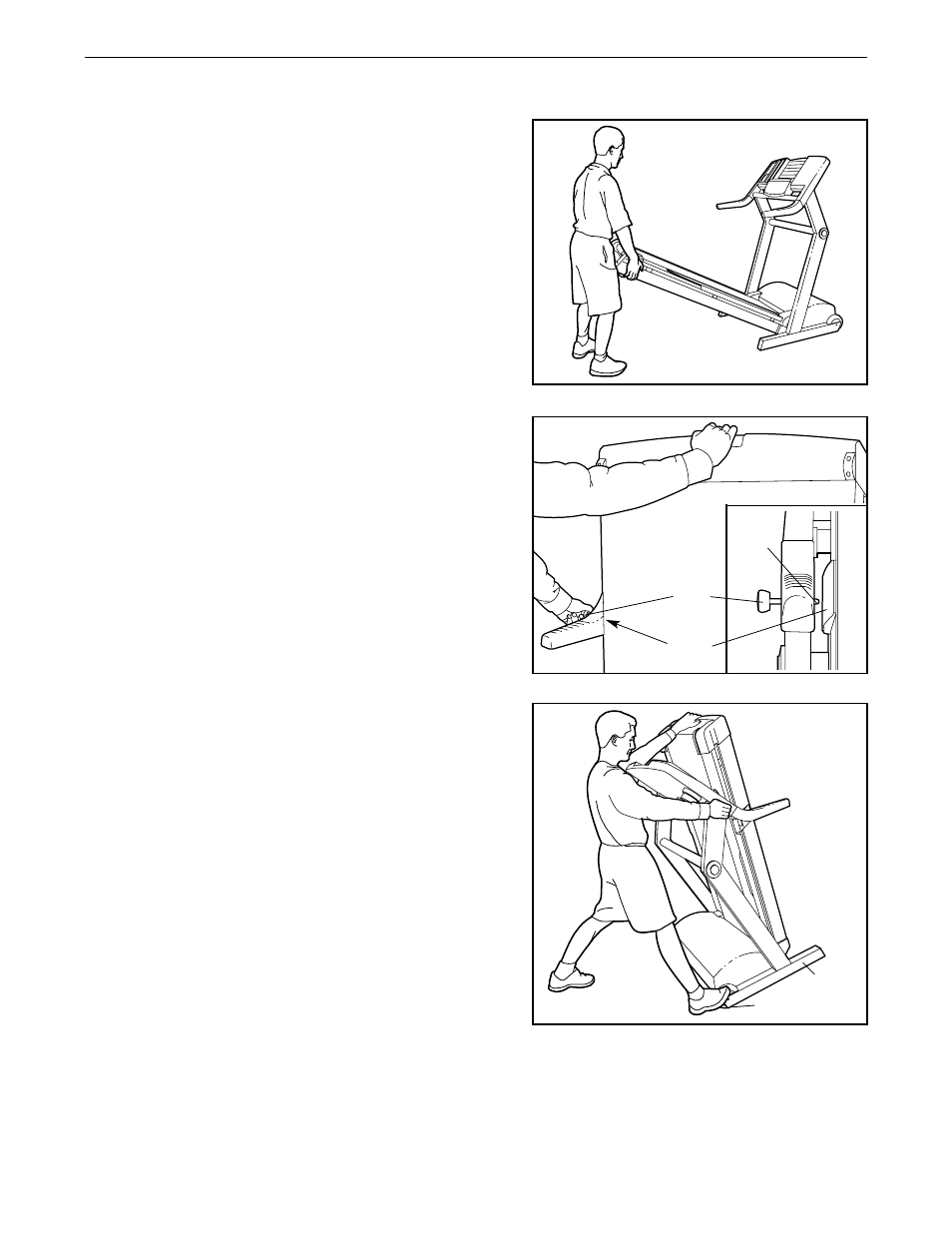How to fold and move the treadmill | ProForm CT 1260 PFTL14920 User Manual | Page 24 / 34