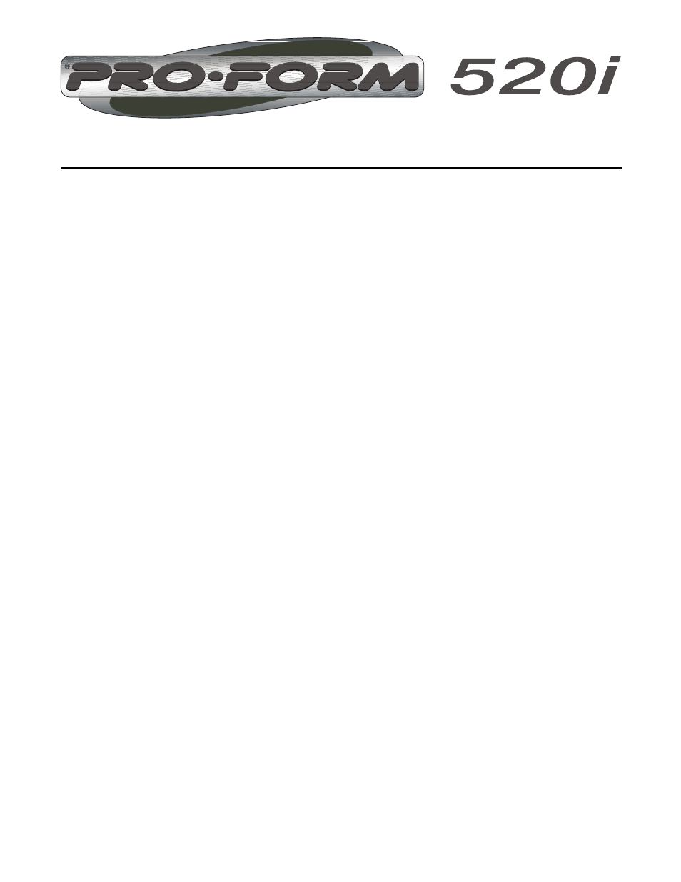 ProForm 520i PFTL59822 User Manual | Page 2 / 31