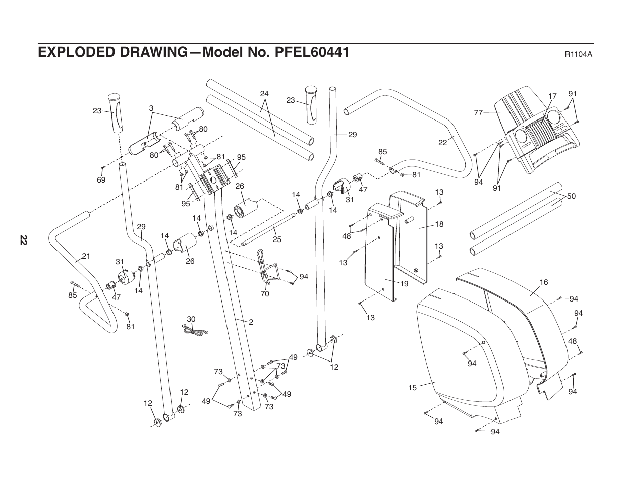ProForm 785 S User Manual | Page 22 / 24