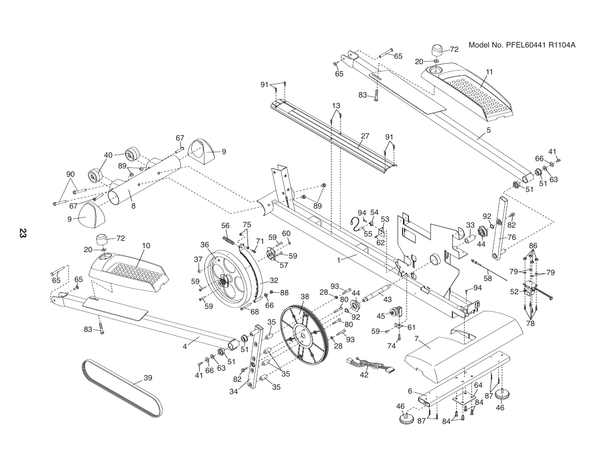 ProForm 785 S User Manual | Page 23 / 24