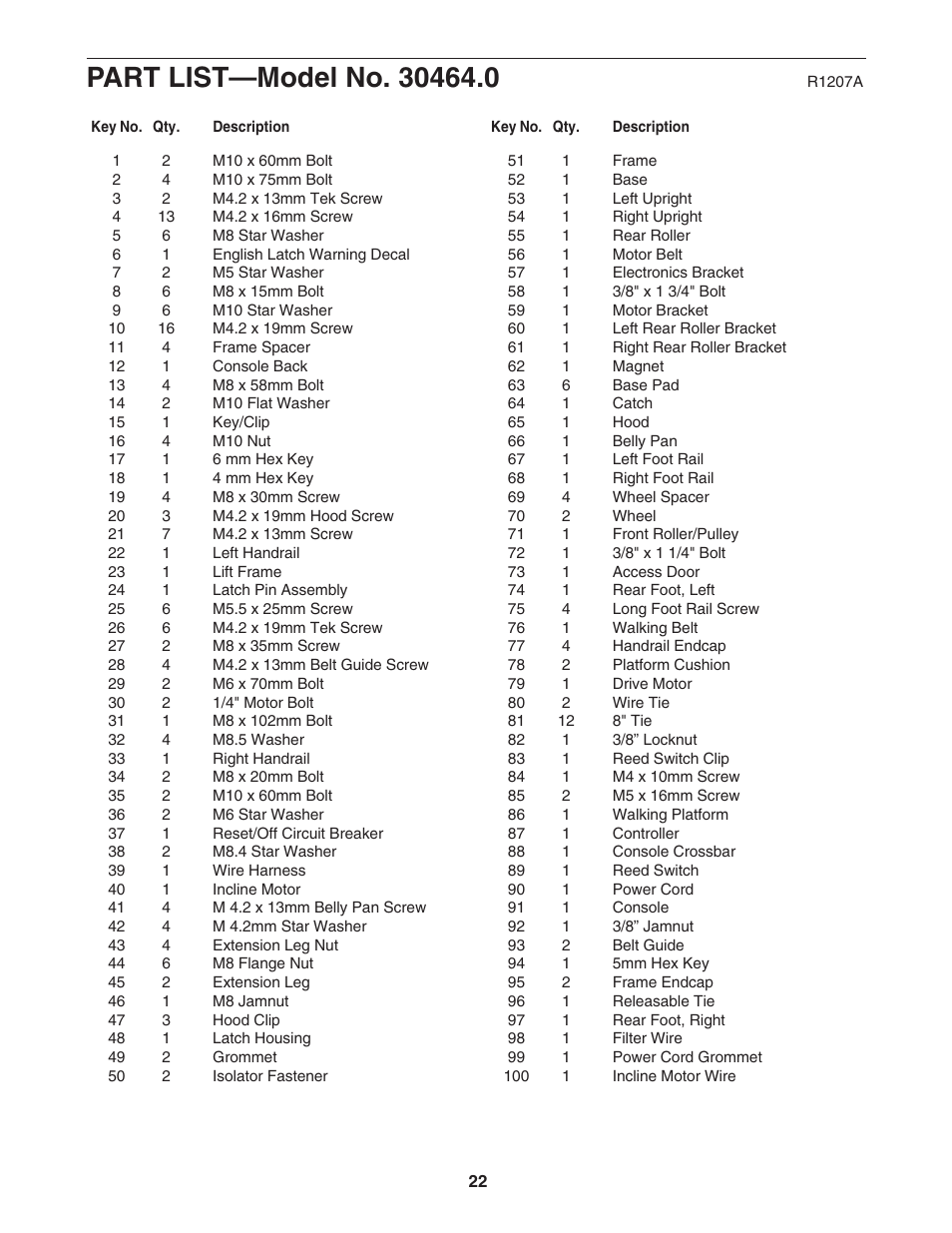 ProForm Trainer 30464.0 User Manual | Page 22 / 28