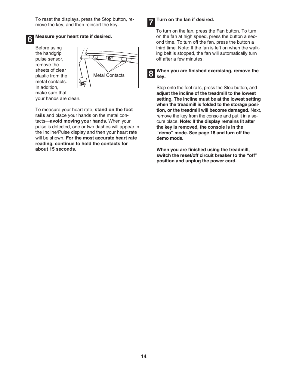 ProForm 595Pi User Manual | Page 14 / 26
