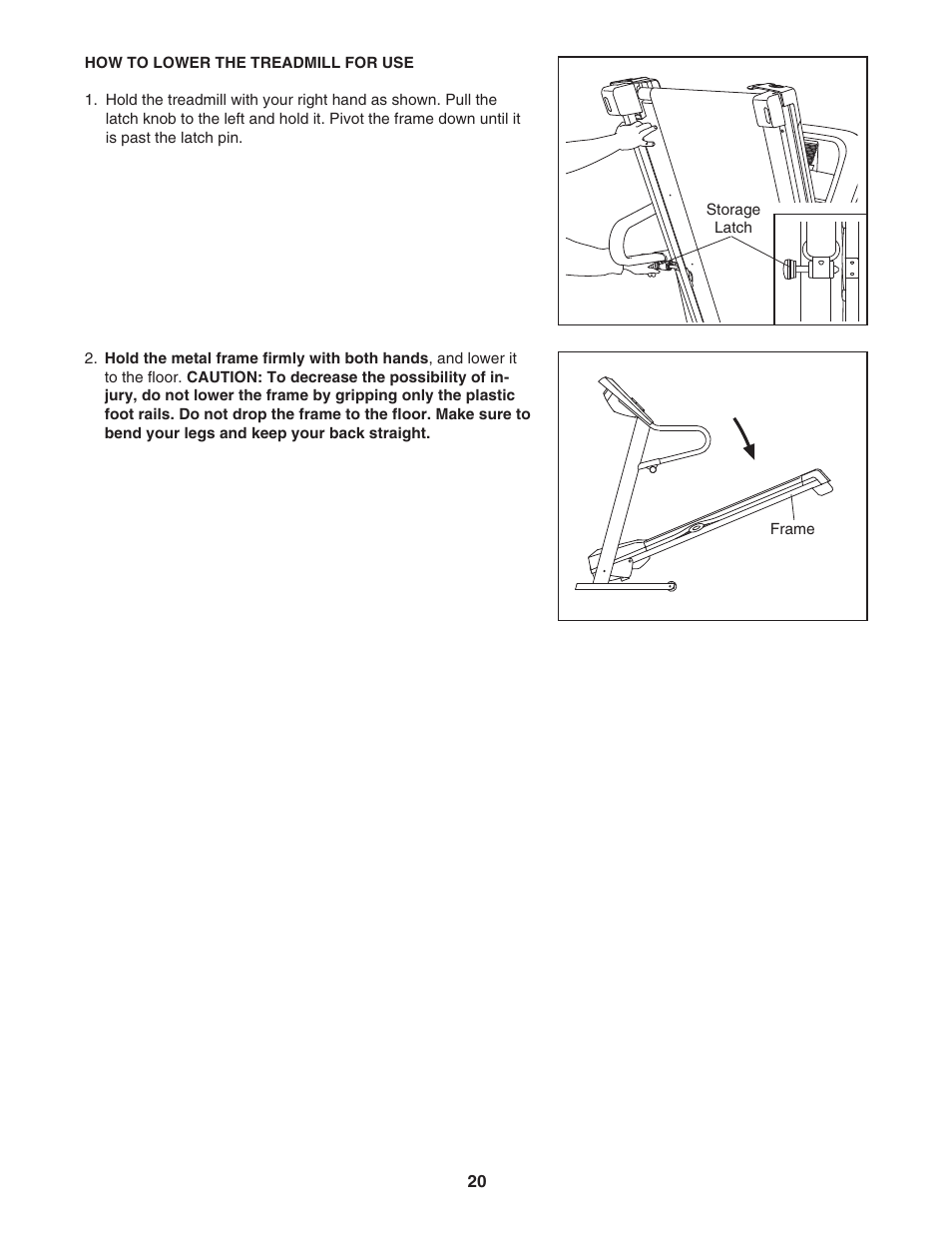 ProForm 595Pi User Manual | Page 20 / 26