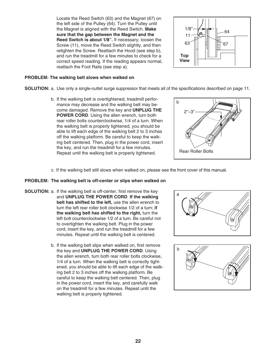 ProForm 595Pi User Manual | Page 22 / 26