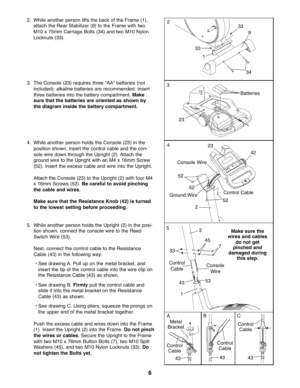 ProForm CardioCross Trainer PFEL29222 User Manual | Page 6 / 16