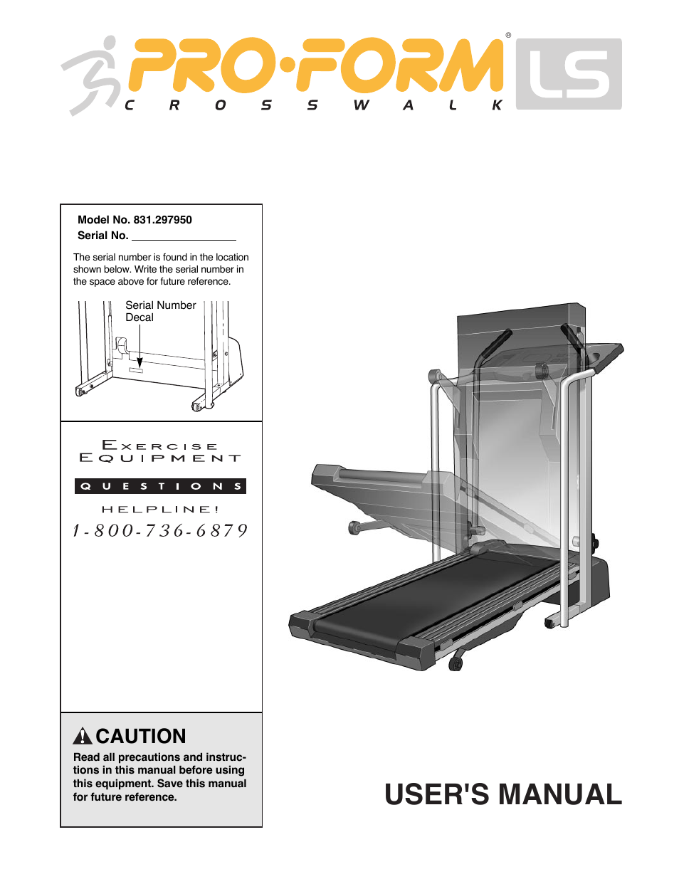 ProForm 831.297950 User Manual | 18 pages
