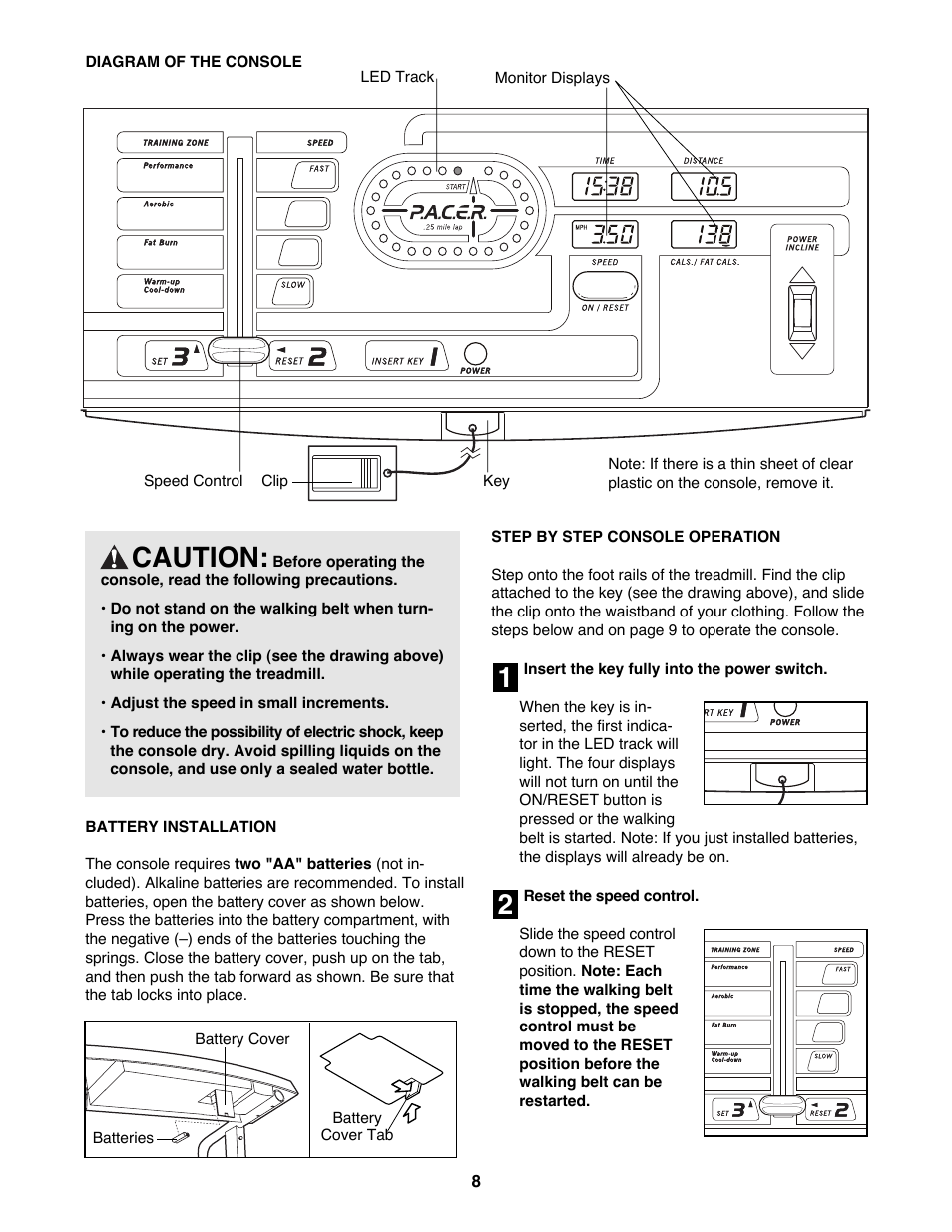 21 caution | ProForm 831.297950 User Manual | Page 8 / 18