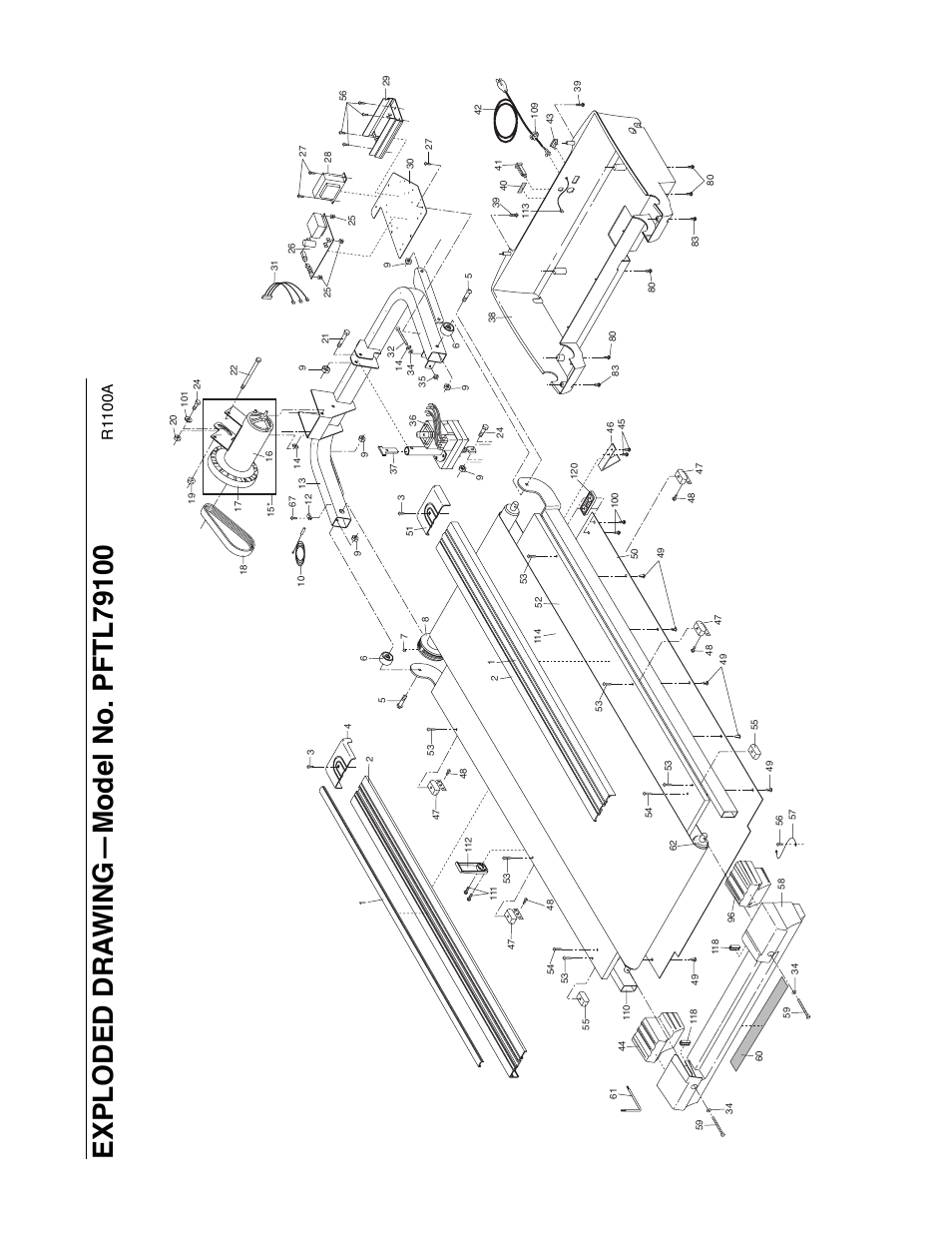 R1100a | ProForm PFTL79100 User Manual | Page 24 / 26