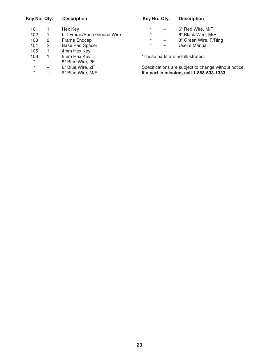 ProForm Crosswalk 831.24723.1 User Manual | Page 23 / 28
