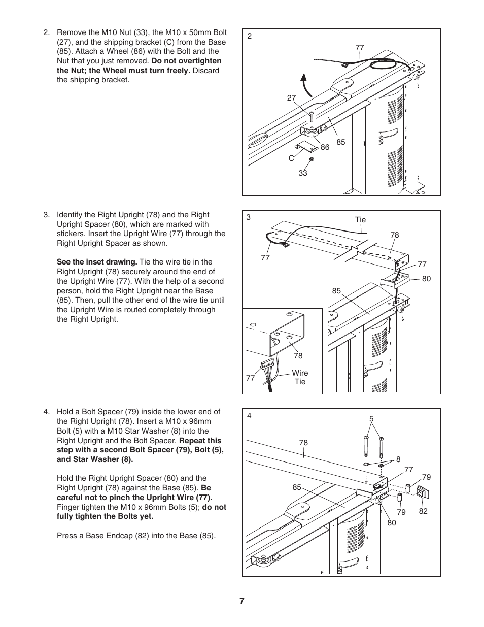 ProForm Crosswalk 831.24723.1 User Manual | Page 7 / 28