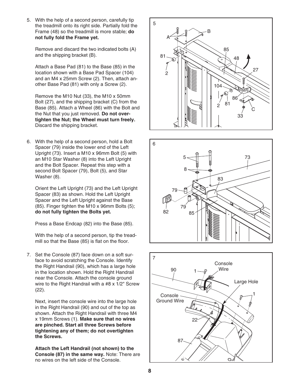 ProForm Crosswalk 831.24723.1 User Manual | Page 8 / 28
