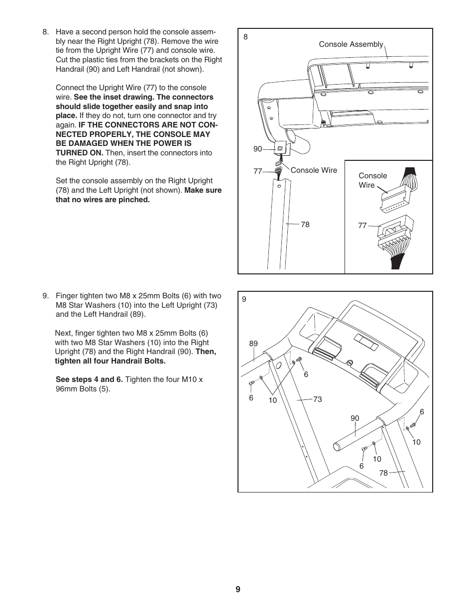 ProForm Crosswalk 831.24723.1 User Manual | Page 9 / 28