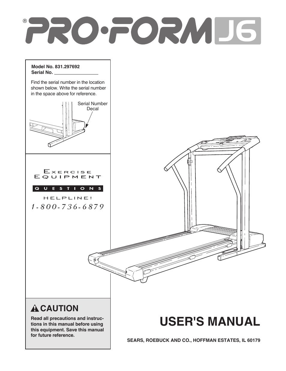 ProForm 831.297692 User Manual | 18 pages