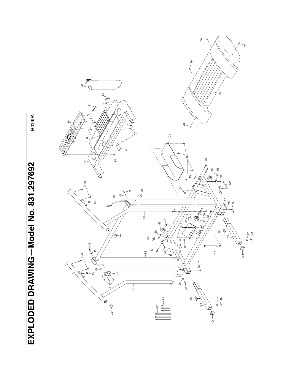 R0199a | ProForm 831.297692 User Manual | Page 17 / 18