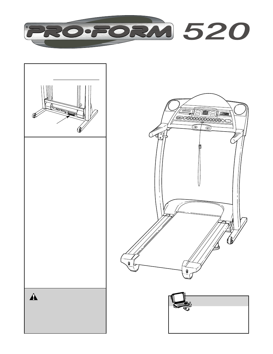 ProForm 520 User Manual | 31 pages