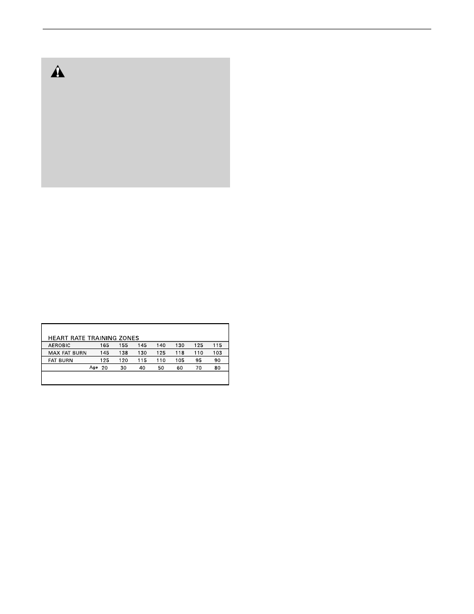 Conditioning guidelines, Warning | ProForm 520 User Manual | Page 26 / 31