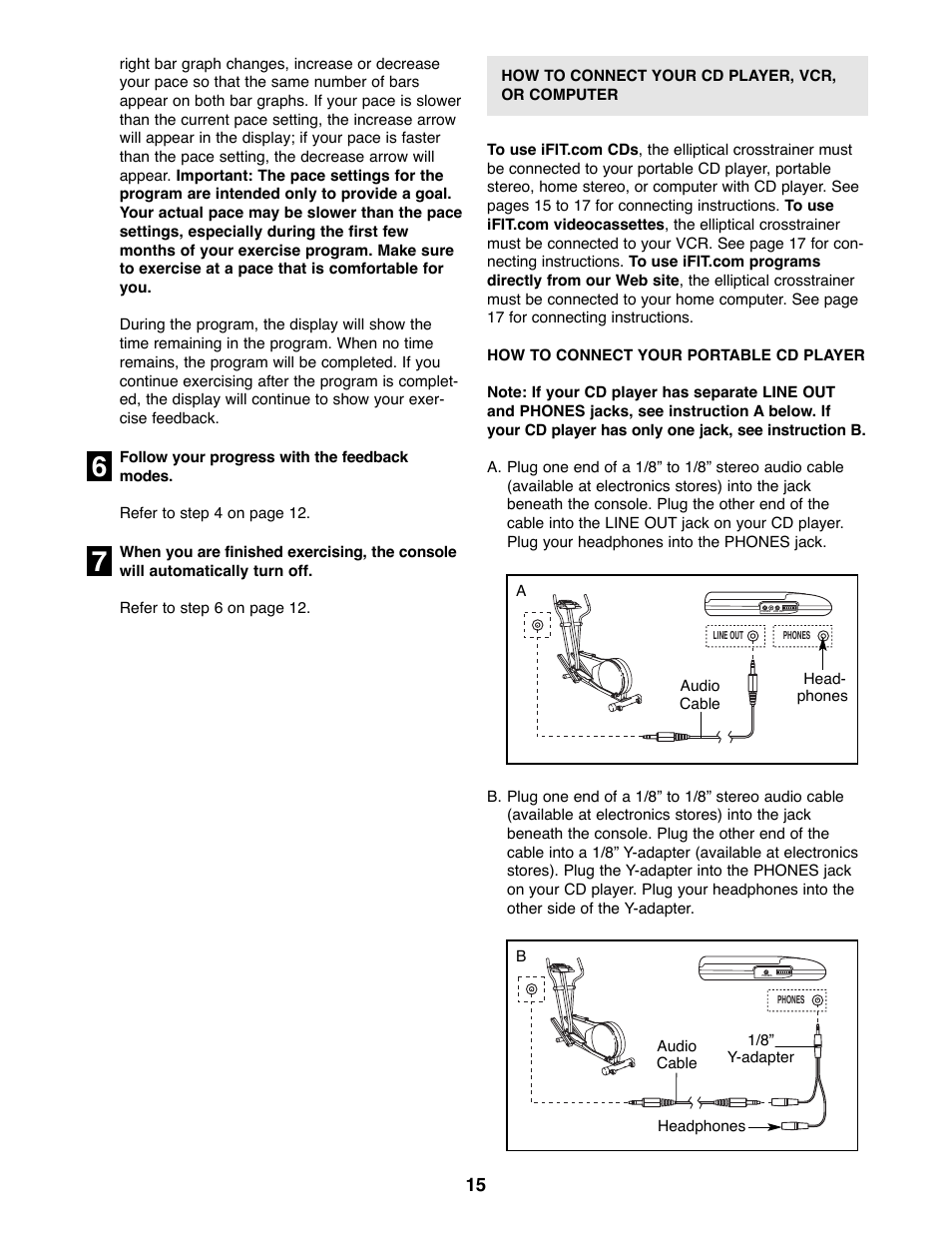 ProForm PFCCEL45012 User Manual | Page 15 / 24