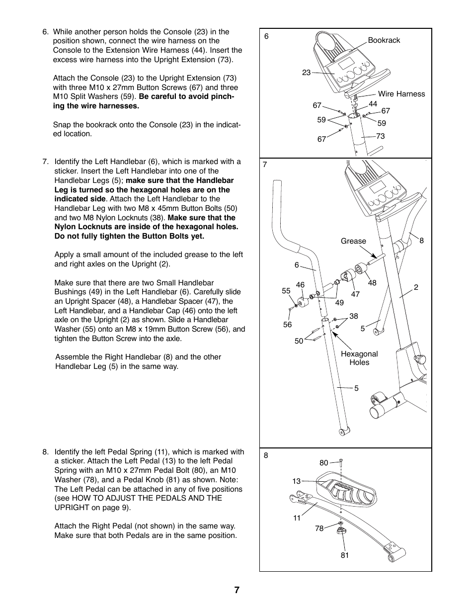 ProForm PFCCEL45012 User Manual | Page 7 / 24