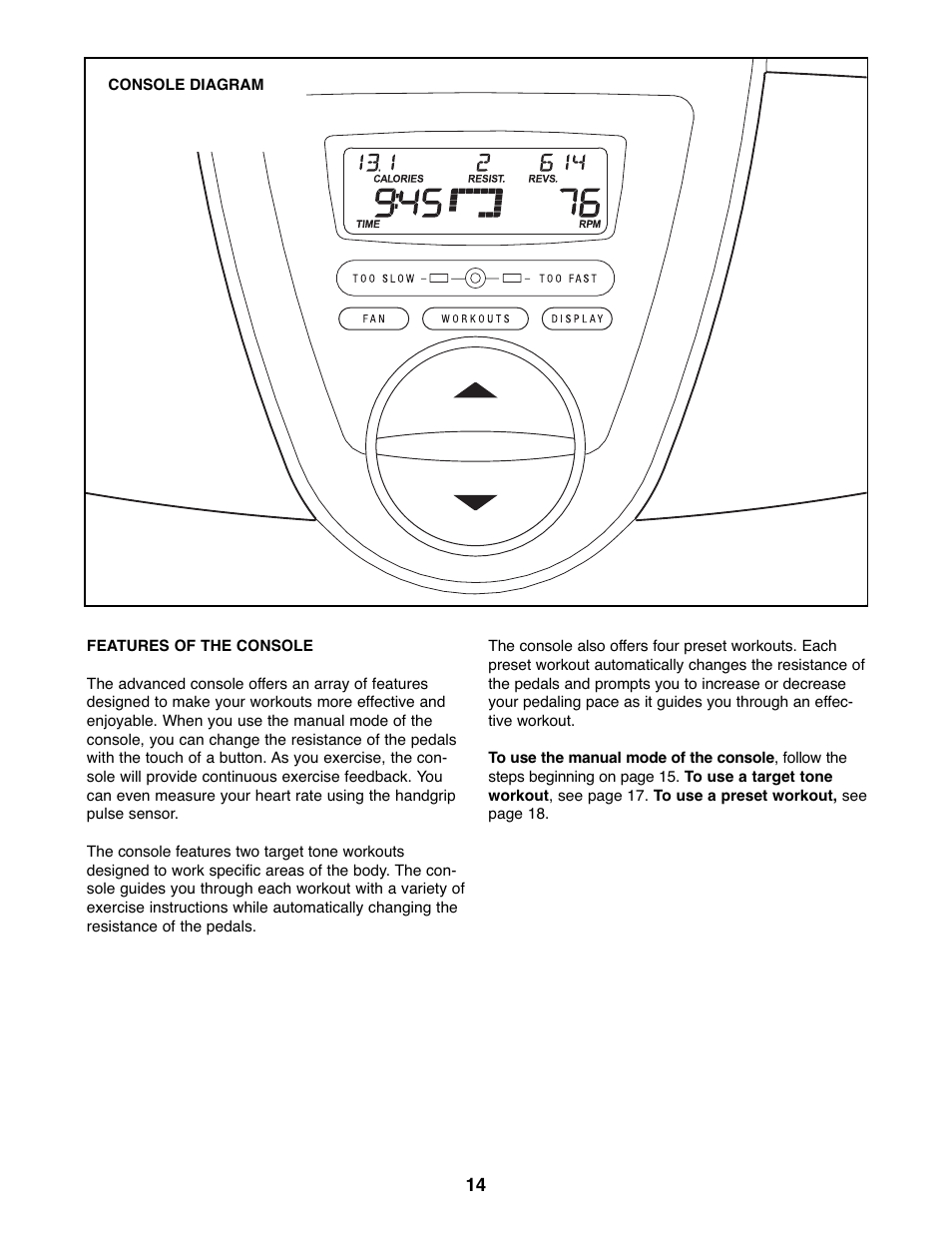 ProForm Razor 831.23743.0 User Manual | Page 14 / 28