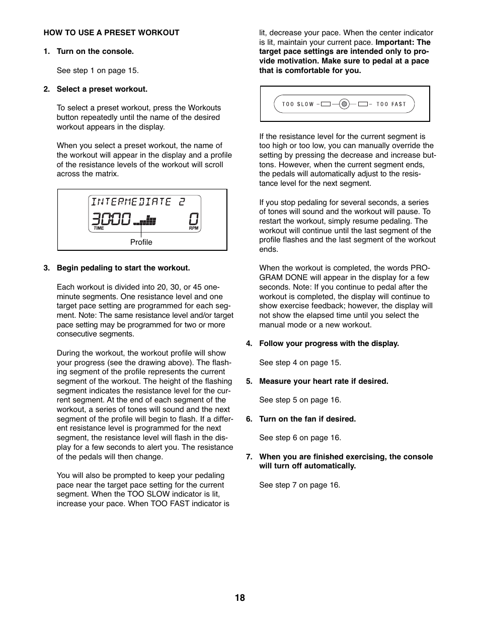 ProForm Razor 831.23743.0 User Manual | Page 18 / 28