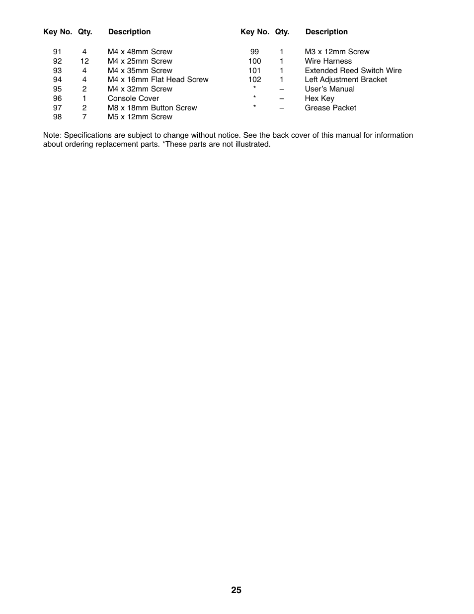 ProForm Razor 831.23743.0 User Manual | Page 25 / 28
