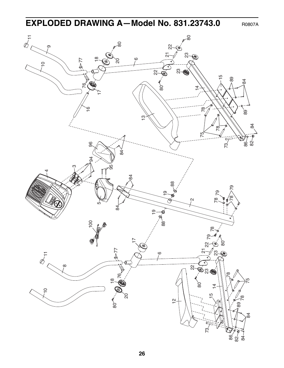 ProForm Razor 831.23743.0 User Manual | Page 26 / 28