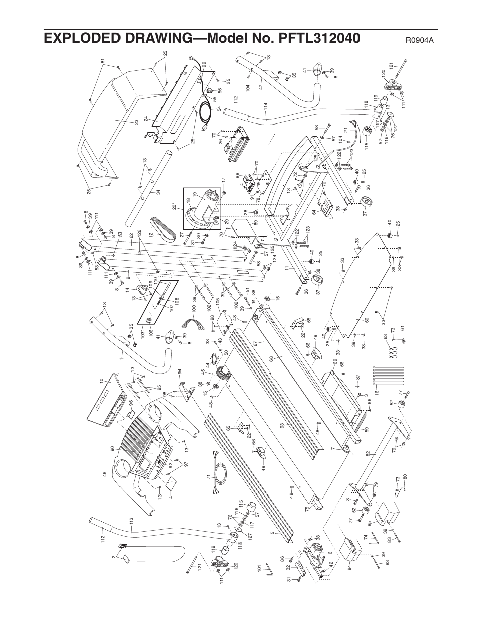 R0904a | ProForm CrossWalk PFTL312040 User Manual | Page 22 / 23