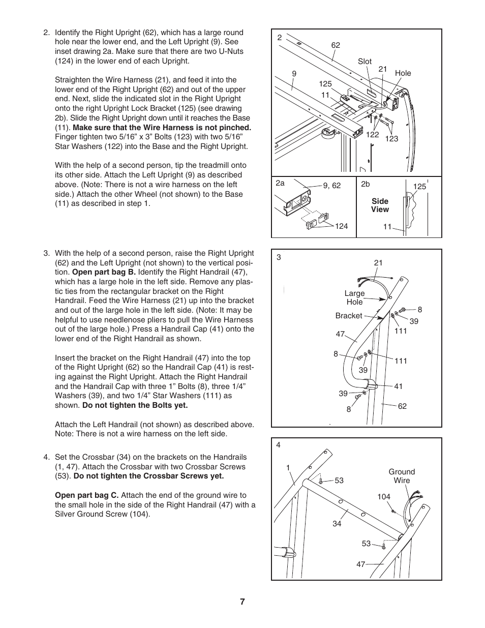 ProForm CrossWalk PFTL312040 User Manual | Page 7 / 23