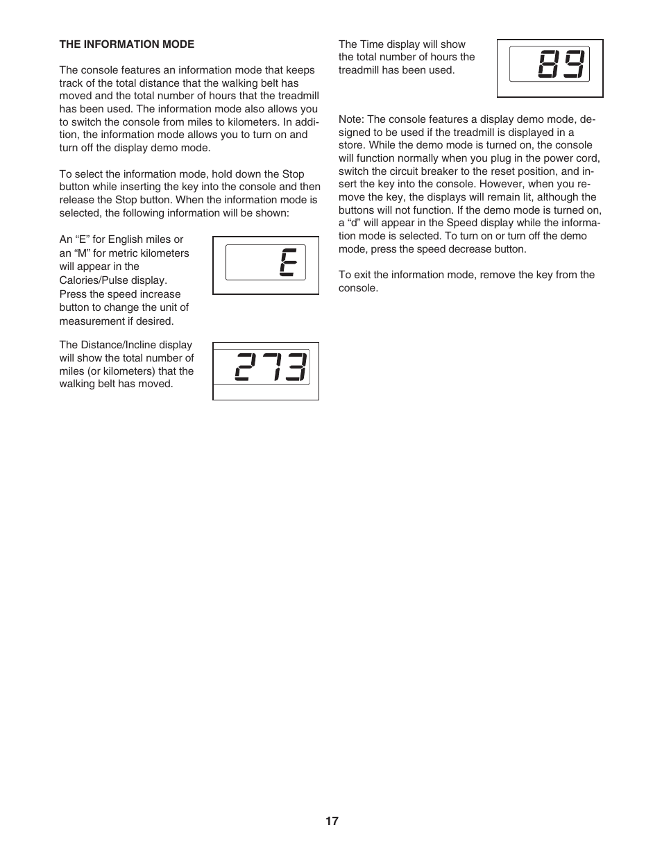 ProForm 831.24745.0 User Manual | Page 17 / 28