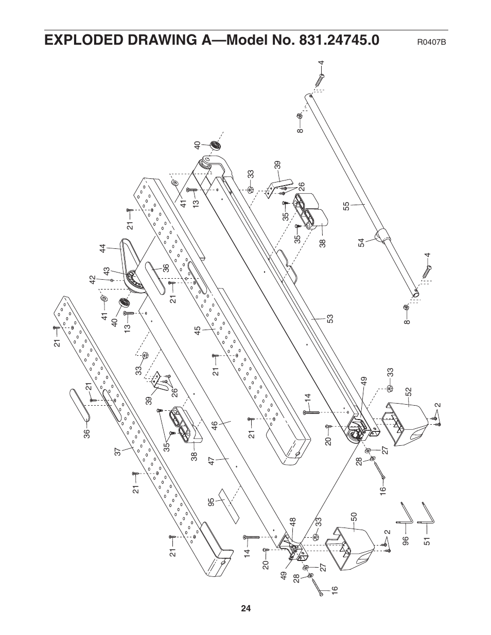 ProForm 831.24745.0 User Manual | Page 24 / 28