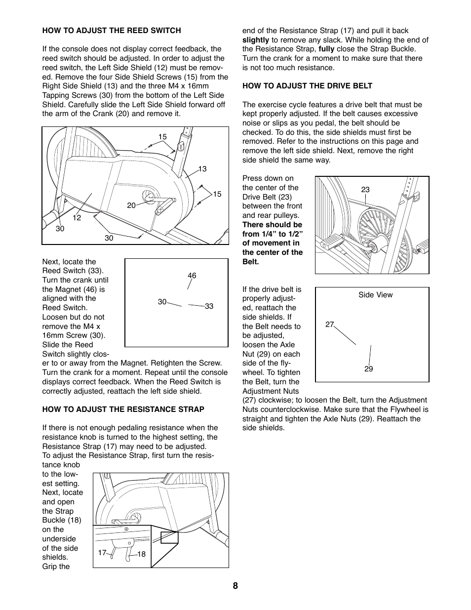 ProForm 928L User Manual | Page 8 / 12