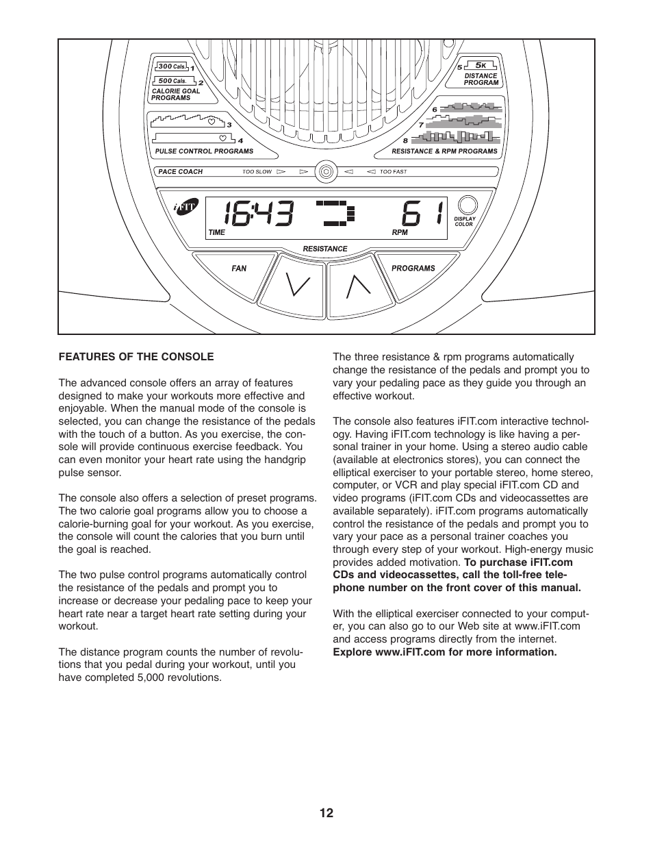 ProForm XP 130 831.28544.0 User Manual | Page 12 / 28