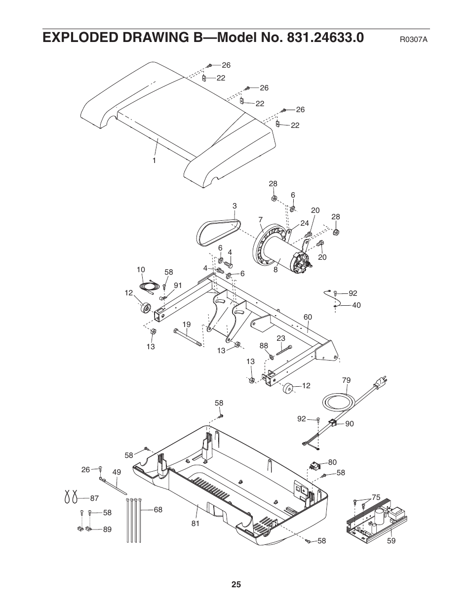 ProForm CROSSWALK 831.24633.0 User Manual | Page 25 / 28